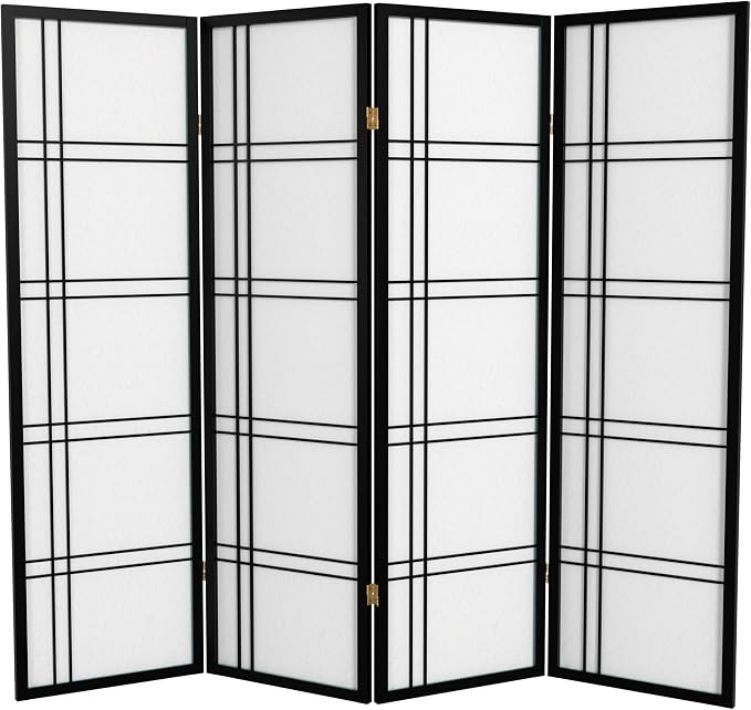 Red Lantern 5 ft. Tall Double Cross Shoji Screen by RedLantern