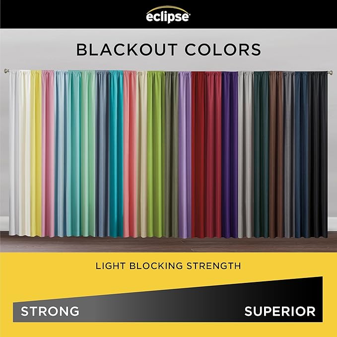 Eclipse Kendall Blackout Rod Pocket Curtain - Image 11