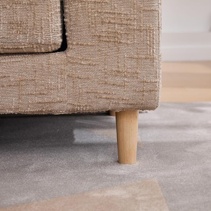 83.1" Extra Long Ottoman Bench for Bedroom, Oversized Chenille Upholstered - Image 7