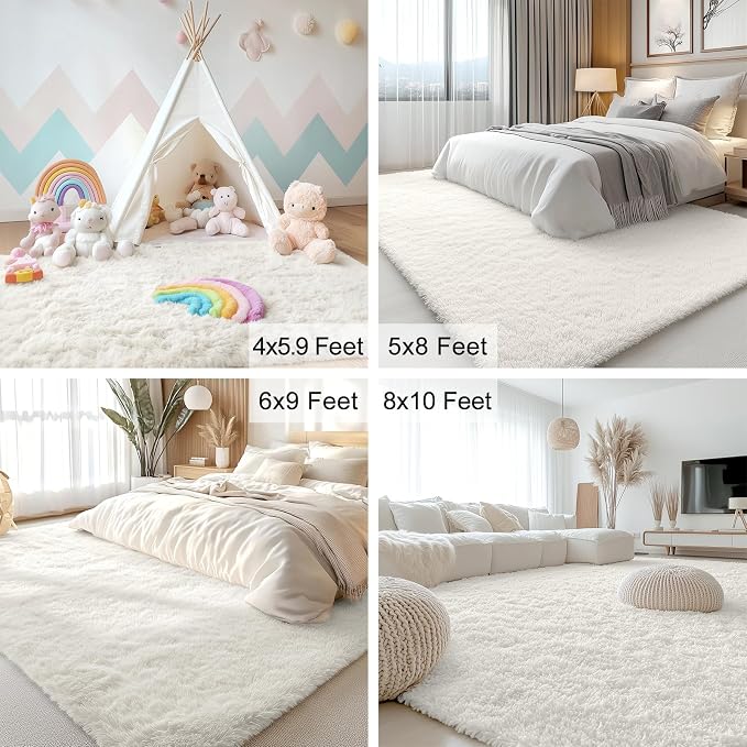 OLANLY 6x10 Machine Washable Large Area Rugs - Image 5