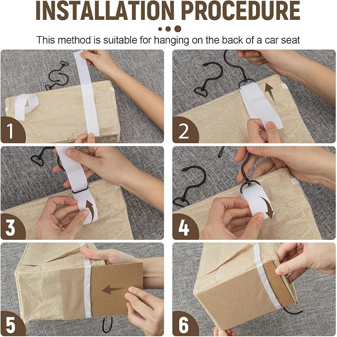 Bedside Caddy, bedside organizer, Hanging Organizers | Storage Bags - Image 4