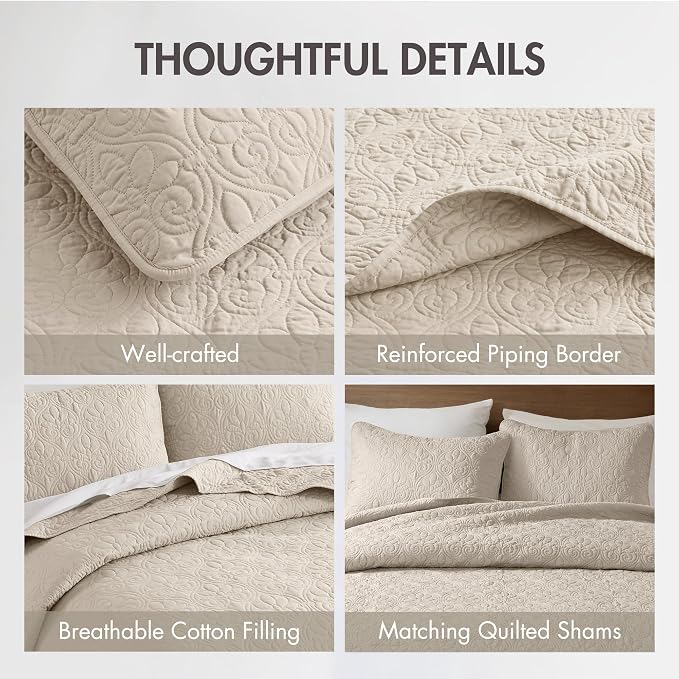 Madison Park Quebec Full Size Quilt Bedding Set - Image 4