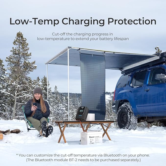 Renogy Charge Controller-Rover 40A MPPT 12V/24V Auto-Detect LCD Display | 99.9% Efficiency for Gel/Flooded/Lithium Batteries | Dual-Peak Tracking & Modbus Support (40A 12V/24V)