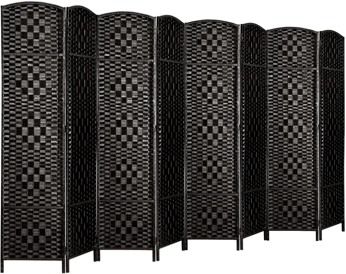 RHF Room Divider Panel, Partition Room Dividers, 8Panel Privacy Screen by RoseHomeFashion