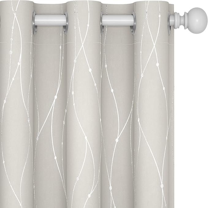 Deconovo Living Room Curtains 84 Inches Long, Thermal Insulated, Room Darkening by Unknown