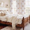 NICETOWN 100% Blackout Floral Taupe Curtains by NICETOWN