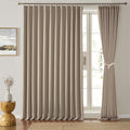 Extra Wide Pinch Pleated Blackout Living Room Curtains, Triple Weave Thermal by KEQIAOSUOCAI