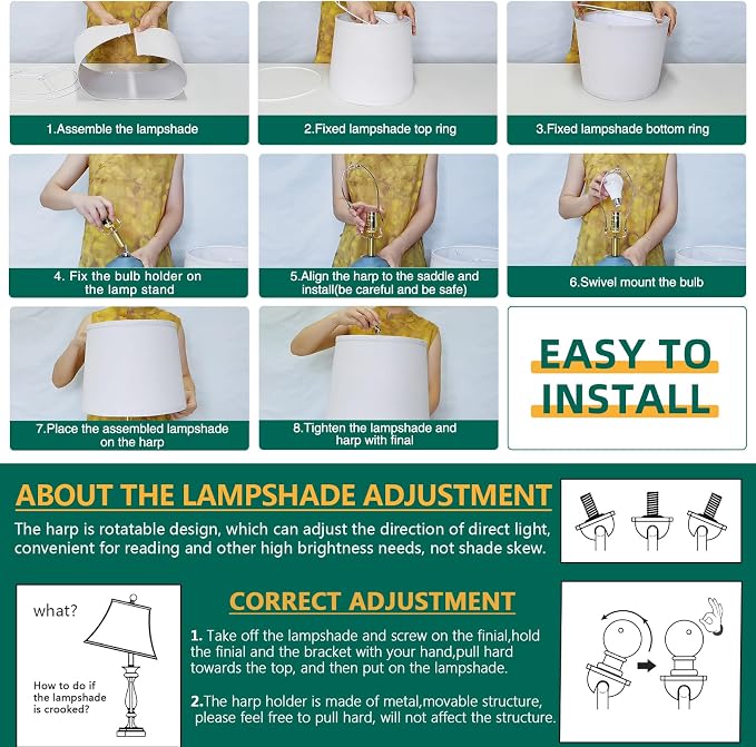 AIEAMPDO 21'' Set of 2 Coastal Small Ceramic Lamps - Image 6