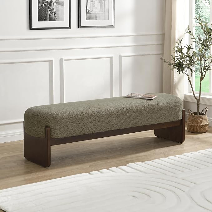 Christopher Knight Home Arden Minimalist Loop Yarn Fabric Dining Bench by ChristopherKnightHome