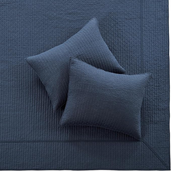 Levtex Home Cross Stitch Reversible Full Bedspread Set - Image 6