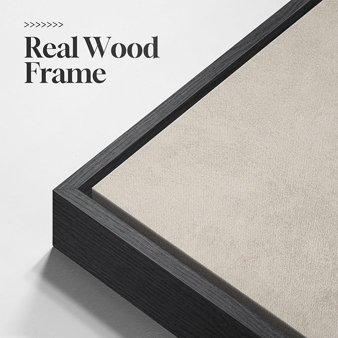 Large Framed Neutral Abstract Wall Art - Image 5