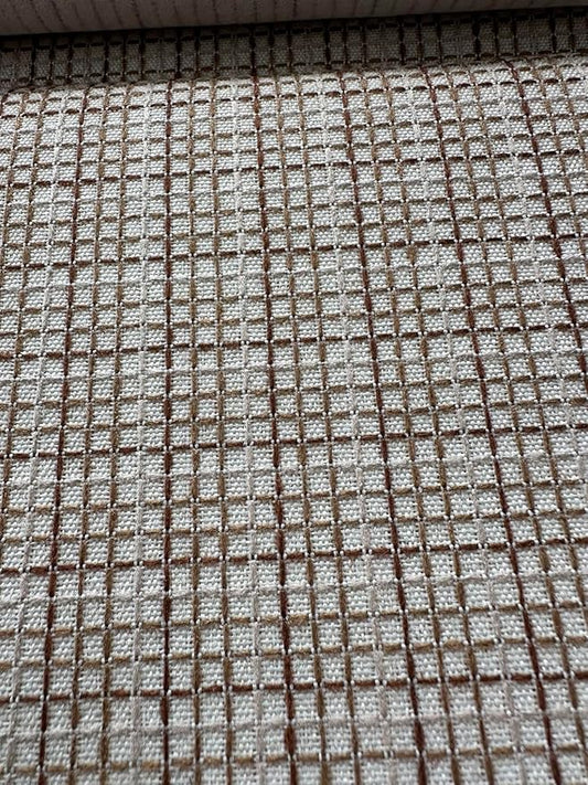 OctoRose 3 Side Zipper Upholstery Thick Checked-Beige, Twin Size Futon Cover Sofa DayBed Mattress Slipcover (Checked-Beige, Twin Size)