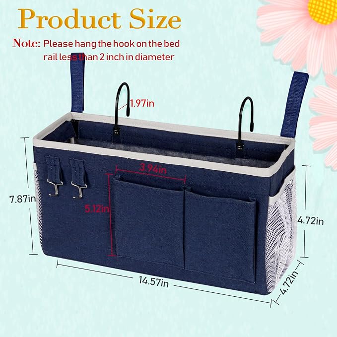 Bedside Caddy Bedside Storage Bag - Image 4
