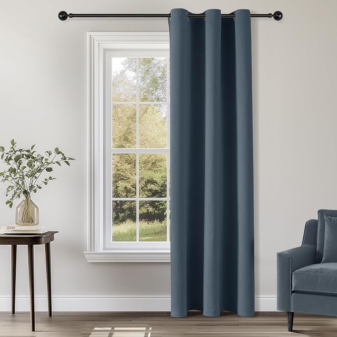 ChrisDowa Blackout Curtains Door Curtain 84 Inch Curtains Closet Drapes | 42W x by ChrisDowa