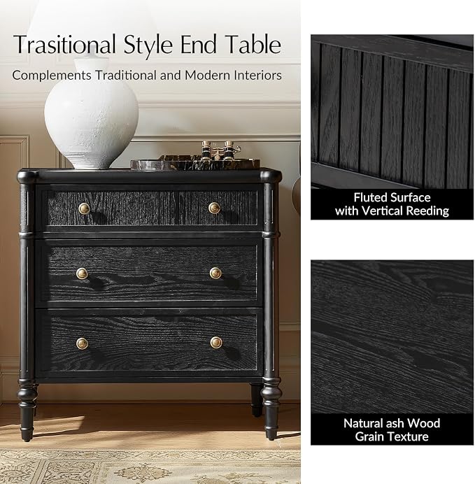 HULALA HOME Traditional End Table - Image 3