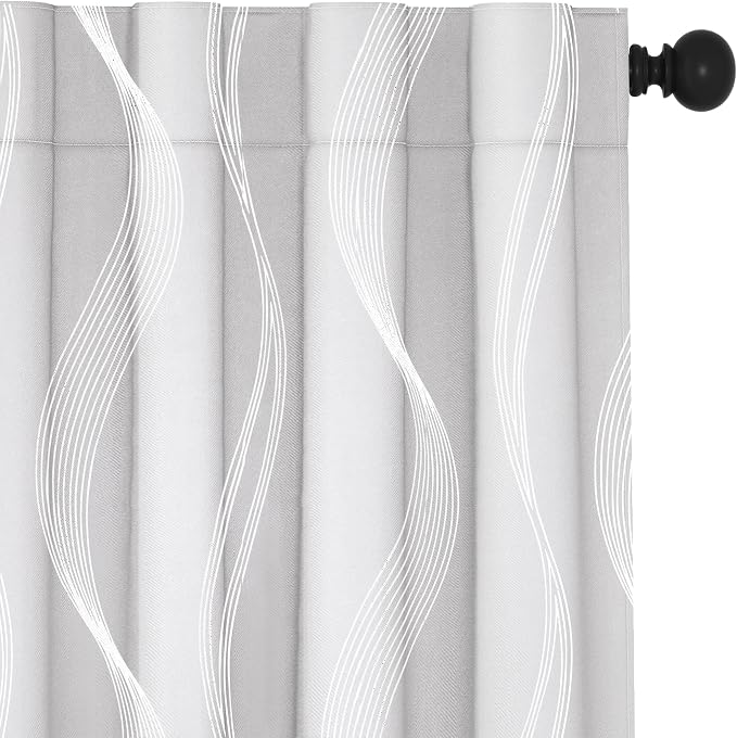 Deconovo Blackout Back Tab Curtains by Unknown