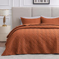Love's cabin King Size Quilt Bedding Set Umber Bedspreads by Lovescabin