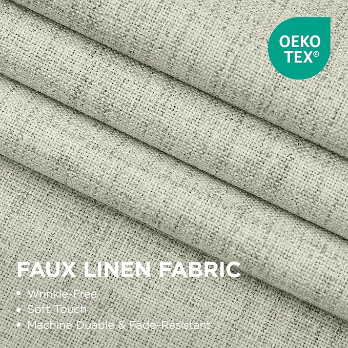 Joydeco Blackout Room Divider Curtains, Extra Wide Sliding Door Drapes Living - Image 4