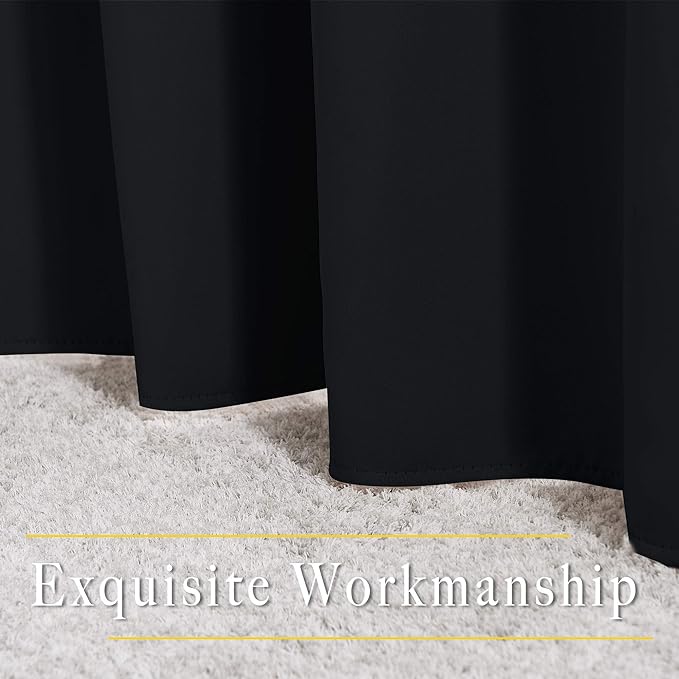 NICETOWN Black Out Curtains 102 inches Long - Image 6