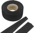 MECCANIXITY Braided Cable Sleeves Heat Shrinkable Fabric Sleeving, 1 3/8" 33ft Black 2:1 Ratio Heat Shrinkable Cord Protector for Harness Cable, Network Cable Protection, Cable Management
