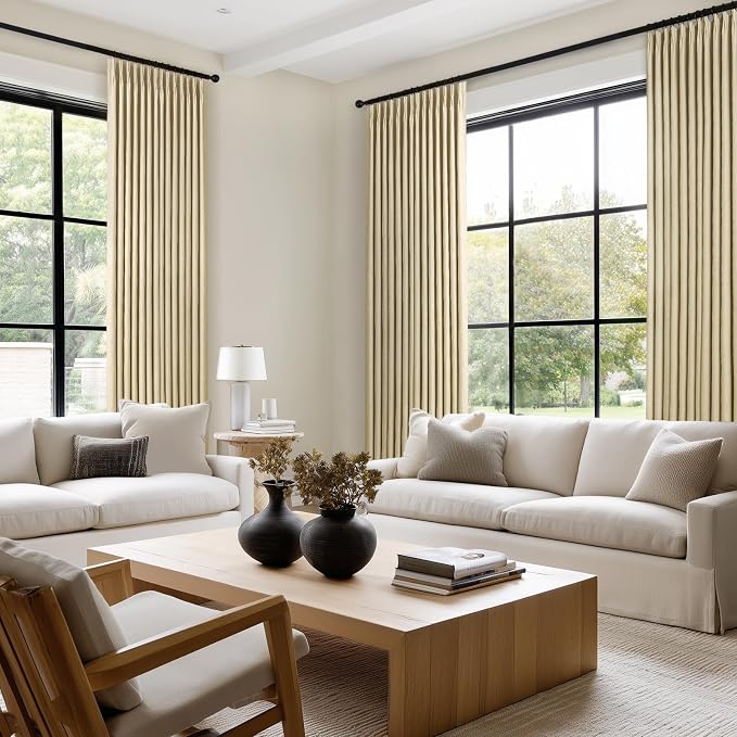 Topfinel Pinch Pleated Full Blackout Curtains 84 Inch - Image 5