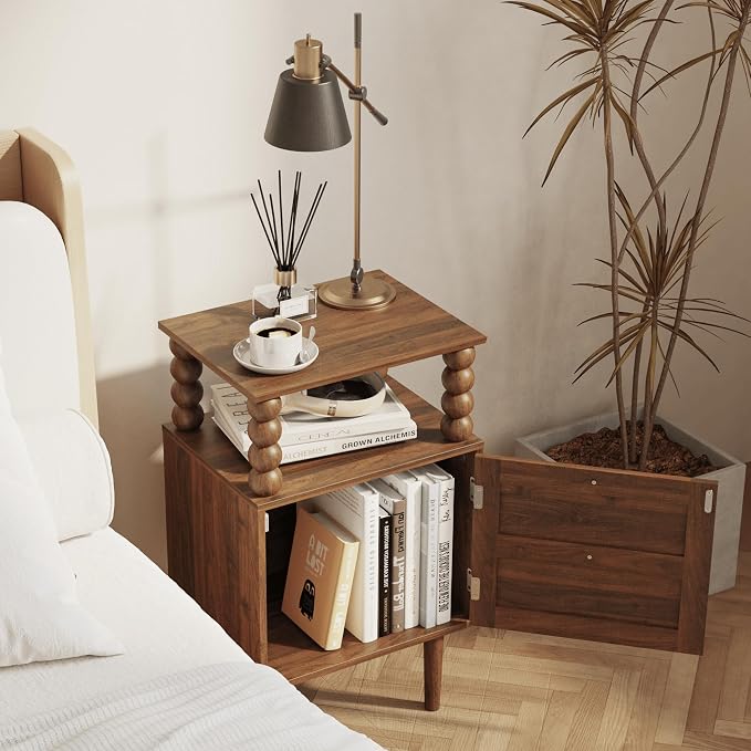 Veegle Nightstand, Modern Bedside Table - Image 4
