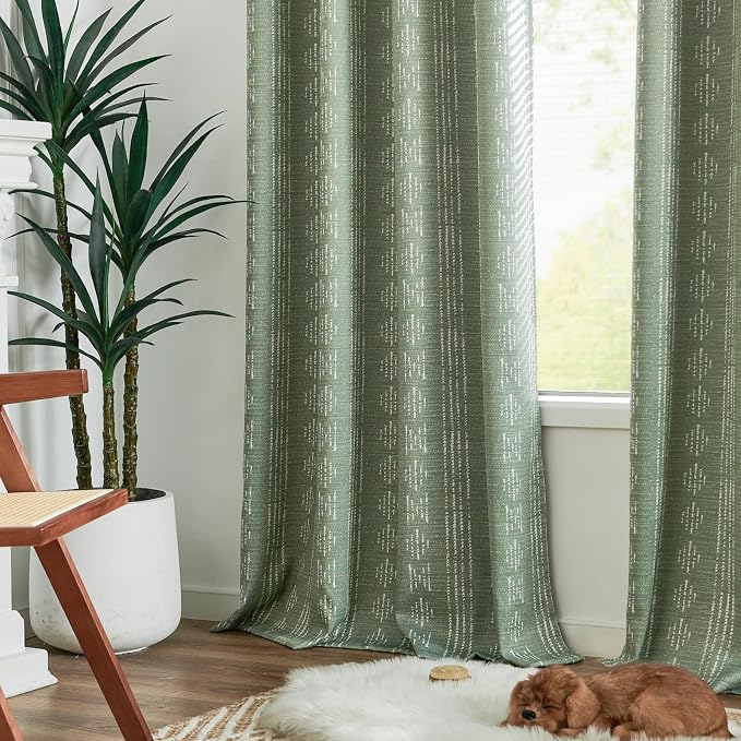 jinchan Boho Blackout Curtains 63 Inch Length - Image 6