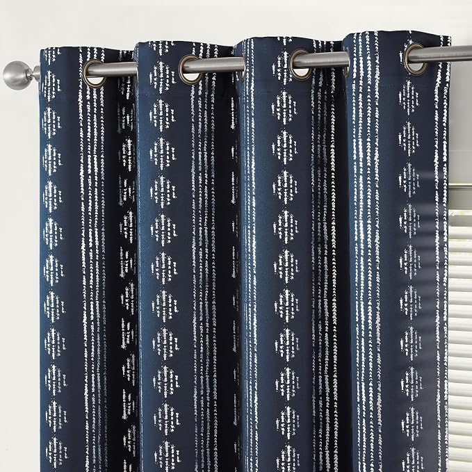 jinchan Boho Blackout Curtains 96 Inches Long by JINCHAN