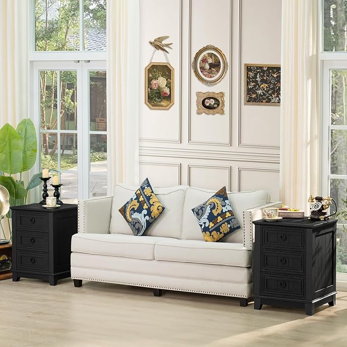 Joaxswe Farmhouse Nightstand - Image 6