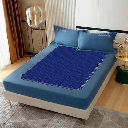 Alsunny® Hide Stains Bed Pads Washable 36x72 Inch,Heavy Absorbent Bed Pads Washable Waterproof,Incontinence Pads for Bed Protector Pads,Waterproof Sheet and Mattress for Incontinent,for Adult,Kid,Pet