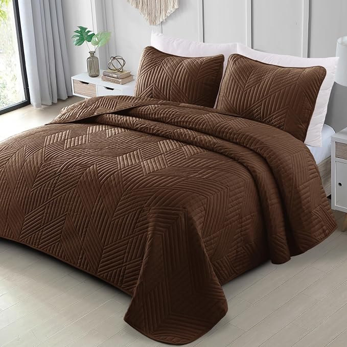 Exclusivo Mezcla California King Quilt Bedding Set, Soft Microfiber, Modern by ExclusivoMezcla