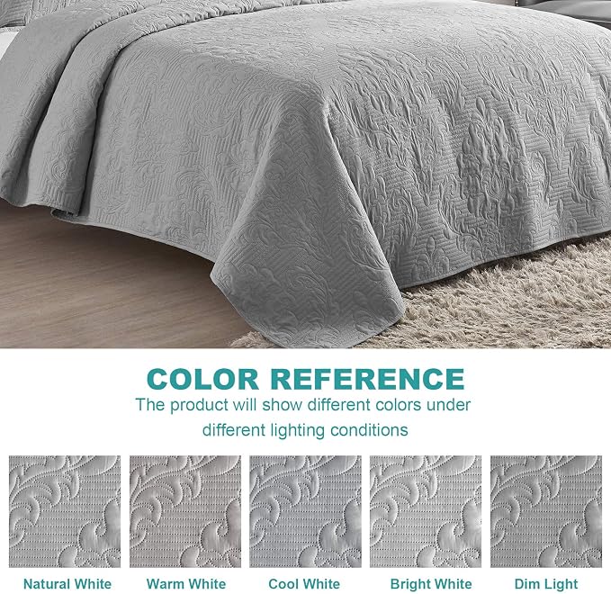 Hansleep Grey Quilt Queen Size - Image 8