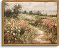 OIQArtOIQ Framed Vintage Wall Art Country Wildflower Canvas Art Paintings | by OIQArtOIQ