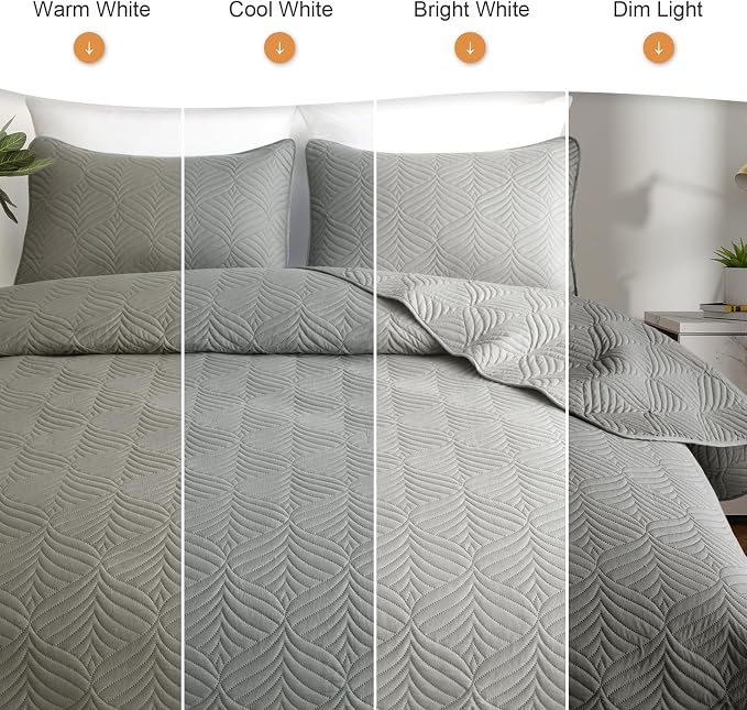 Whale Flotilla Extra Soft Queen Quilt Bedding Set, Lightweight Bedspreads | - Image 5