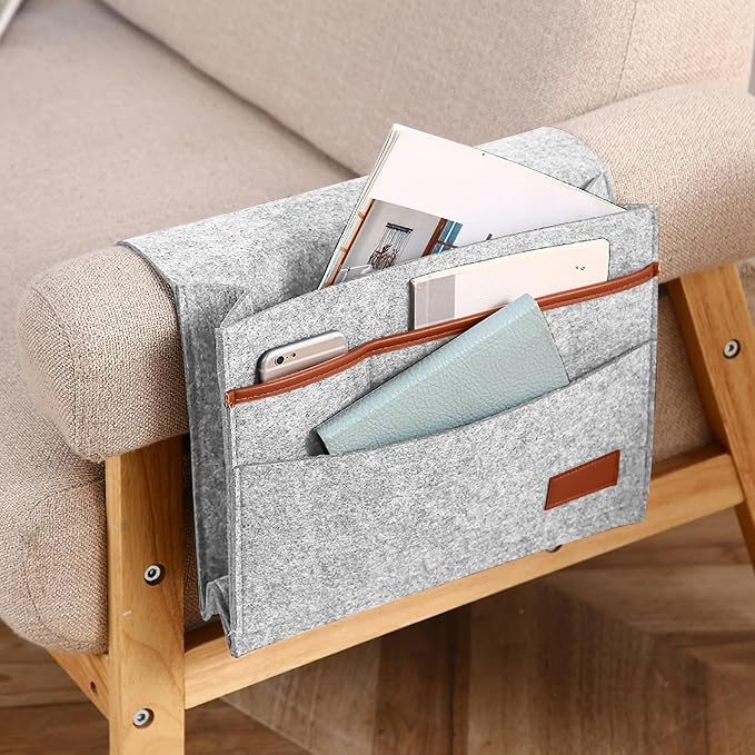 Bedside Caddy, Sofa Caddy, Storage Organizer Pocket - Image 3