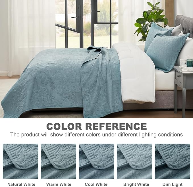 Hansleep Blue Quilt King Size - Image 7
