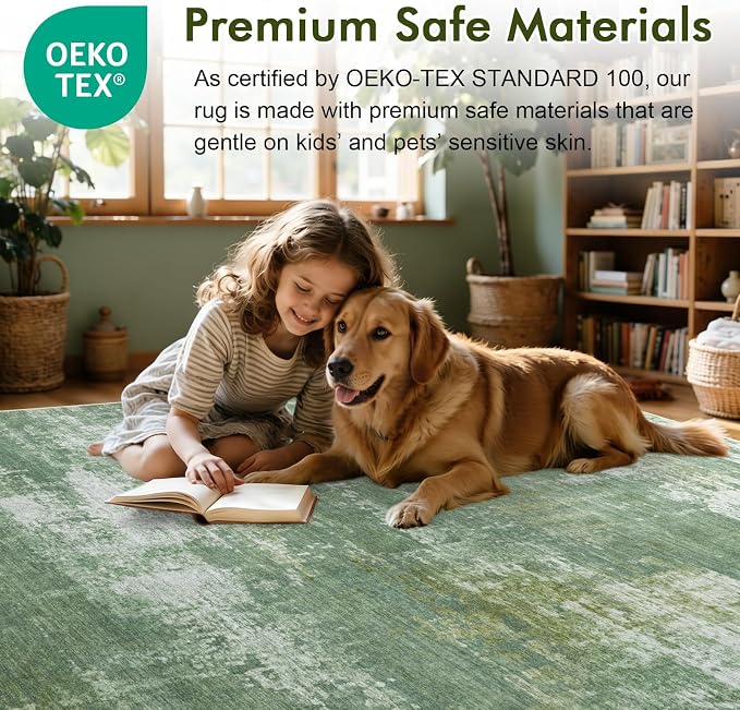 9x12 Ft Extra Large Washable Area Rugs - Image 5