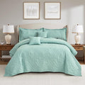 HZ & HY Oversized King Bedspreads 128x120, Seaglass | Extra Wide Coverage by HZHY