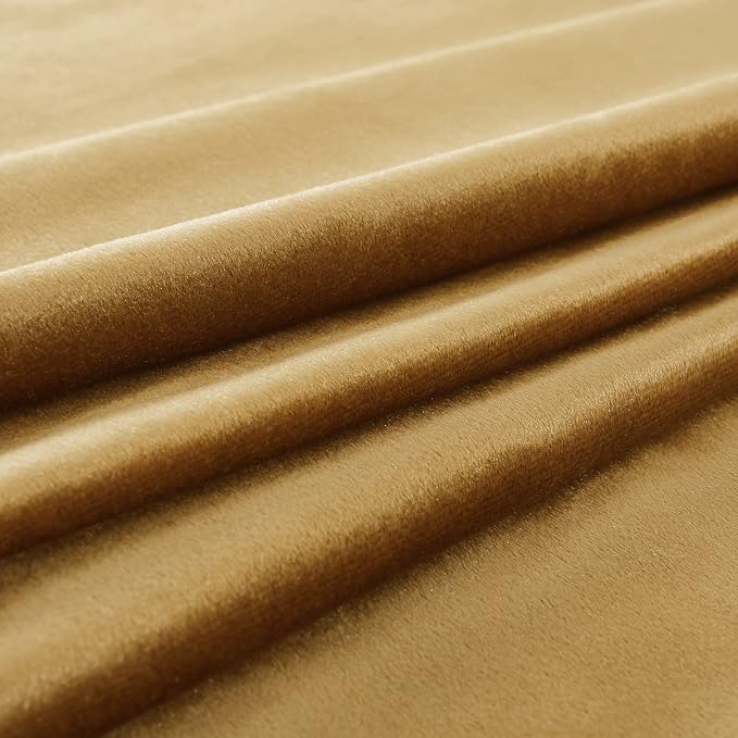 Gold Velvet Curtains 84 inch Long - Image 6