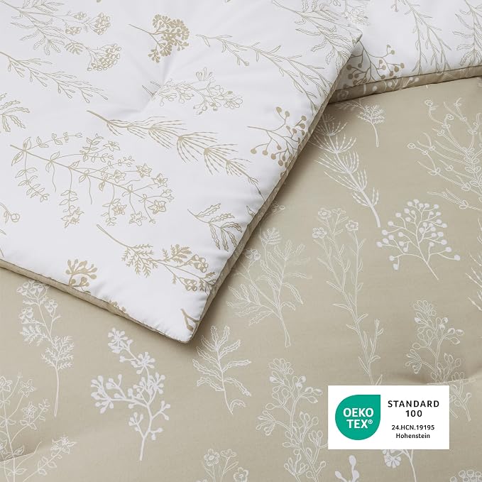 Bedsure Linen Twin/Twin XL Comforter Set - Image 5