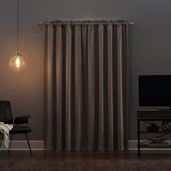 Sun Zero Oslo Theater Grade Extreme Total Blackout Rod Pocket Curtain Panel - Image 2