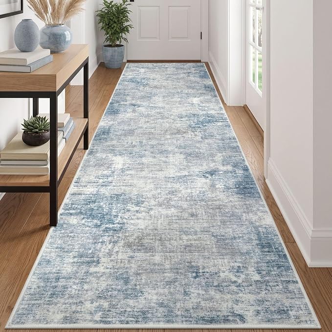 Abstract Runner Rug 3x12 Ft Washable Runners by iOhouze
