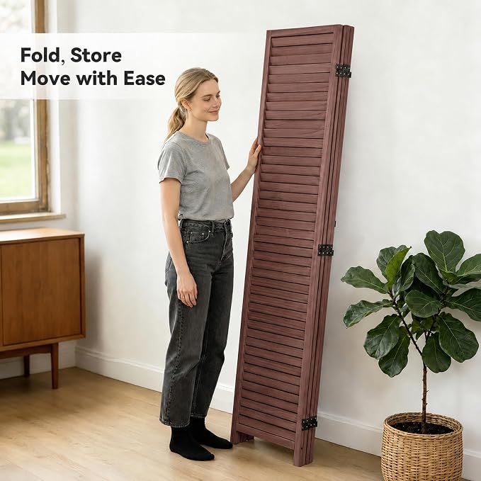 Wood Room Divider - Image 4