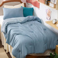 Bedsure Twin/Twin XL Comforter Set, Mineral Blue Soft Prewashed Bedding by Unknown
