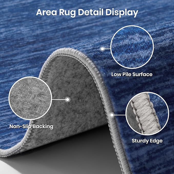 6x9 Area Rugs Non Slip, Large Washable Rugs - Image 6