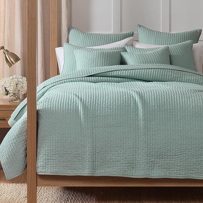 Levtex Home Cross Stitch Reversible Twin XL/Twin Quilt Set by LevtexHome