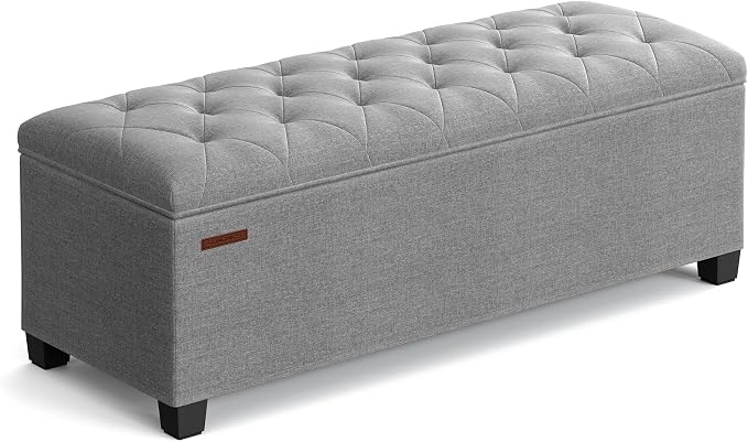 SONGMICS Storage Ottoman Bench, Foot Rest by Unknown