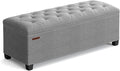 SONGMICS Storage Ottoman Bench, Foot Rest by Unknown