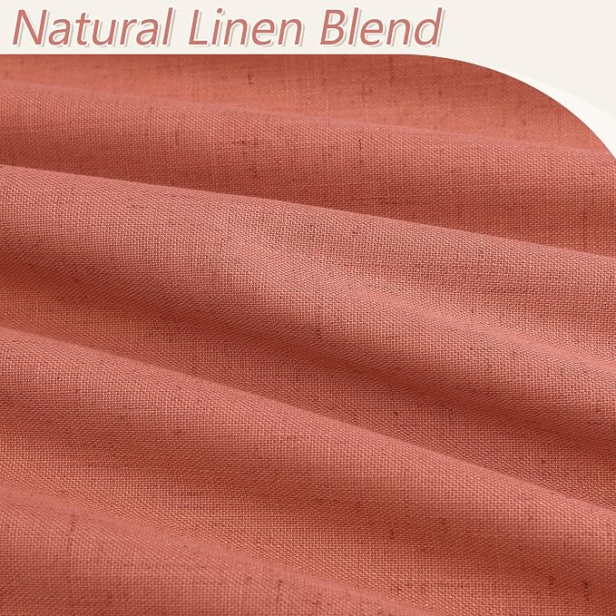 100% Blackout Curtains 90 Inch Length 2 Panels Set - Image 3