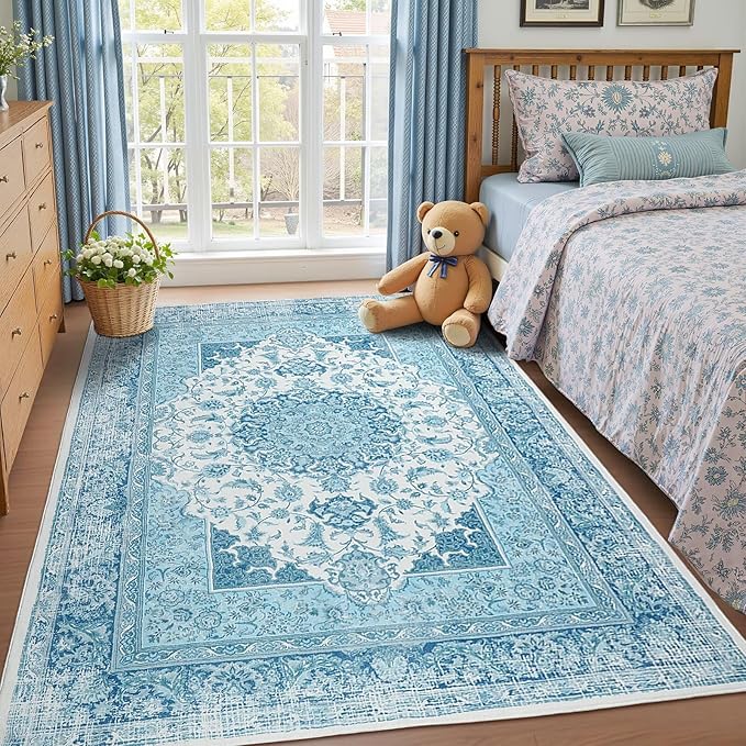 Macgace Washable Vintage Area Rug by Macgace